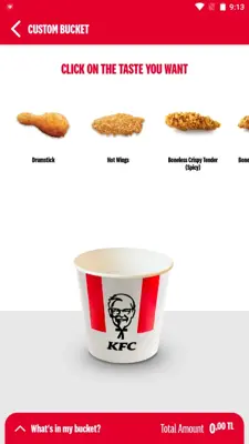 KFC Türkiye android App screenshot 0